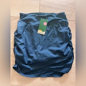 HALARA Blue Athletic Bubble Mini Skirt